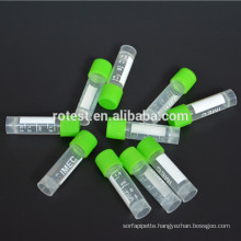 Chemical lab supplies cryo tubes in lab